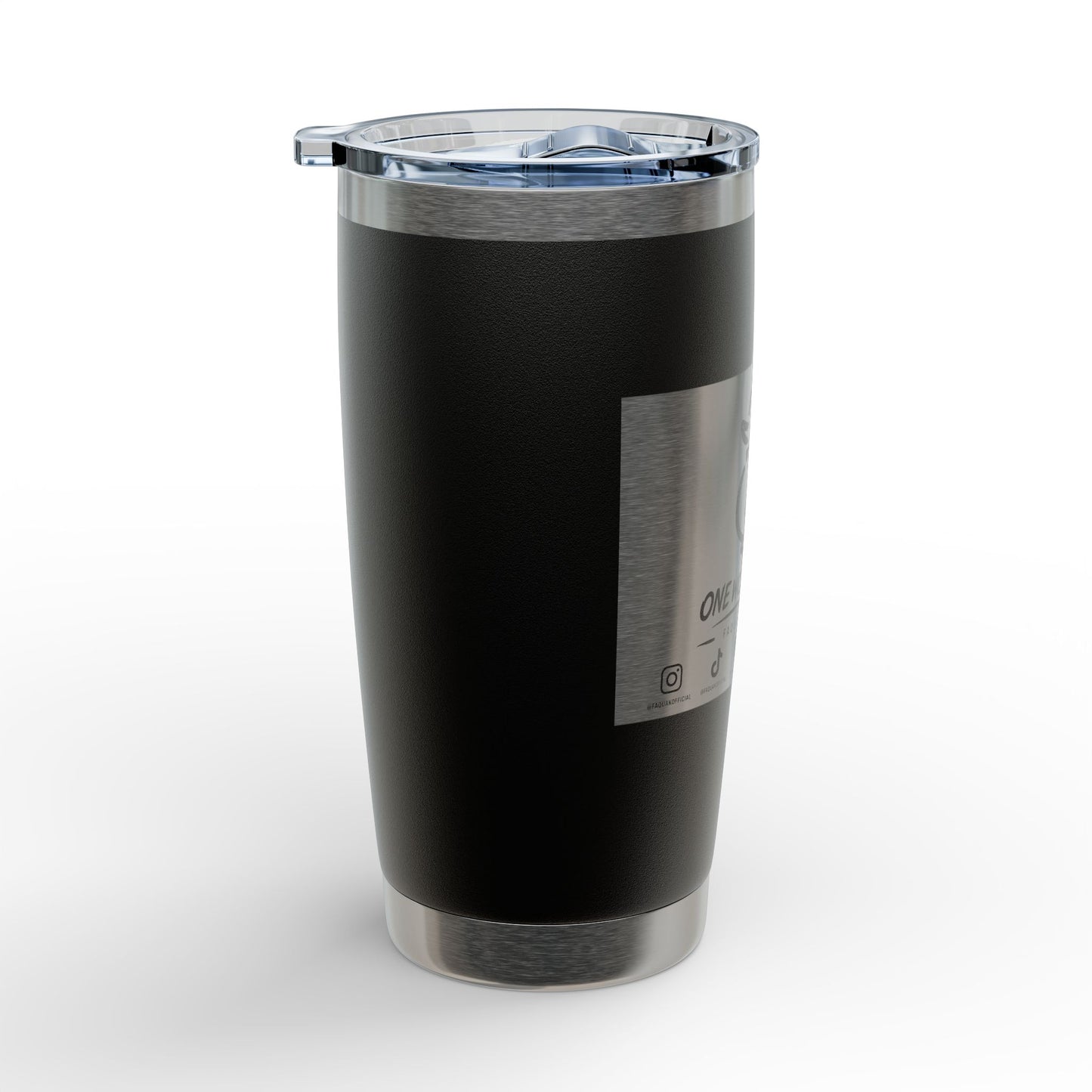 Engraved 20oz Riva Tumbler – Double-Wall Stainless Travel Cup with Faquak! Logo