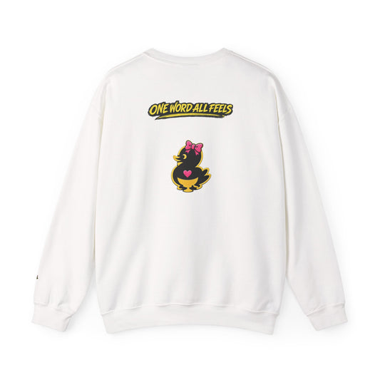 I Don’t Trip I Glide Crewneck Sweatshirt — Cute Skate Duck Graphic