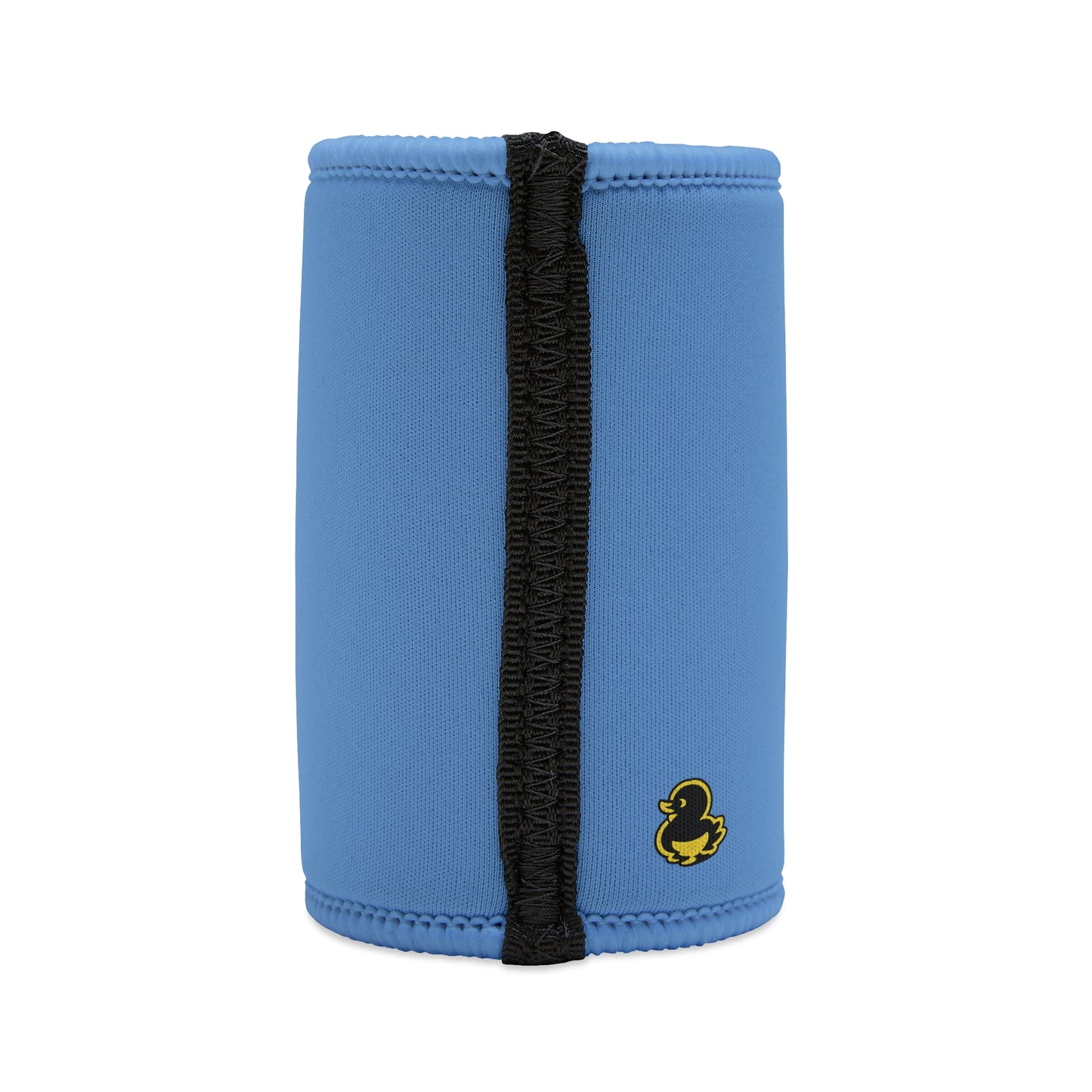 Blue Stubby Cooler — 'Faquak! All Feels' Duck Logo Can Cooler