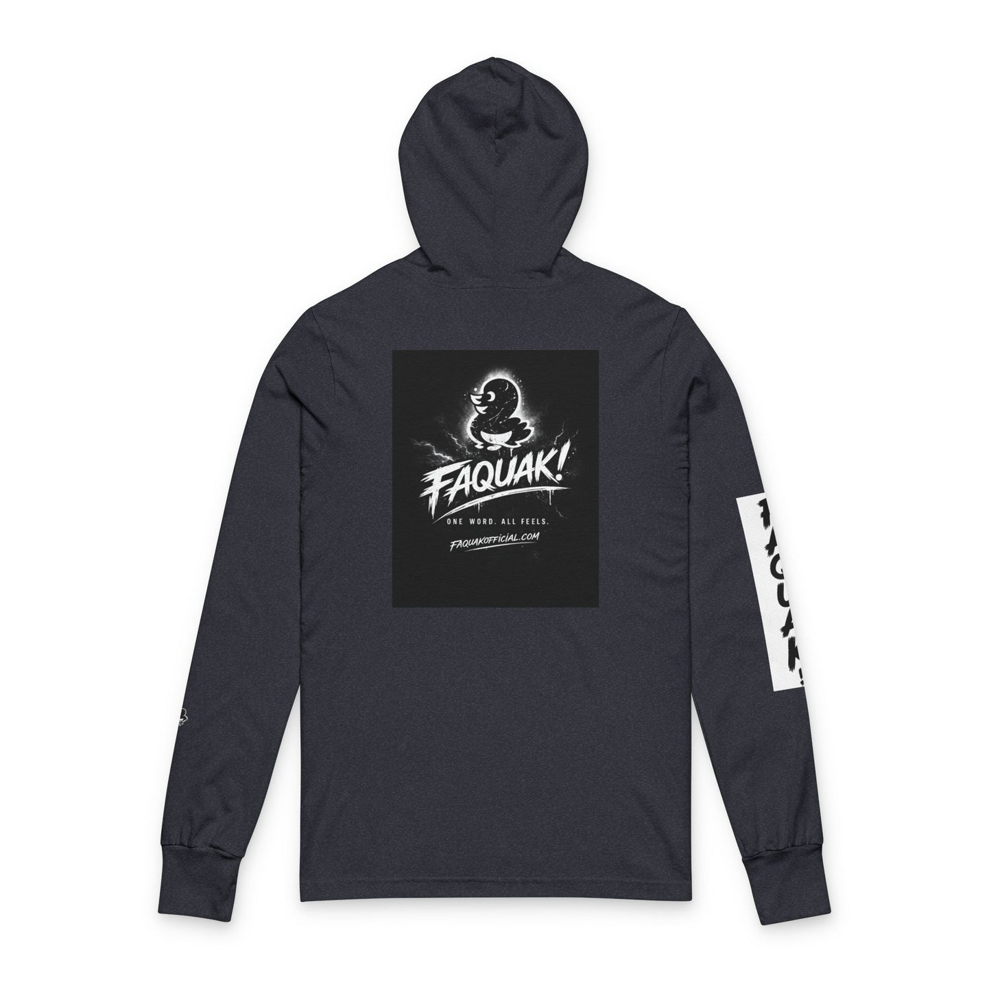 Faquak Graphic Hoodie Tee — Streetwear Long-Sleeve Hooded Shirt