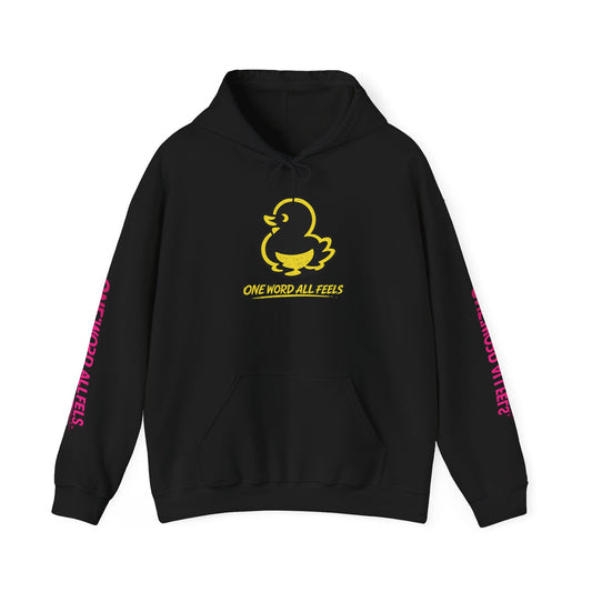 Duck Graphic Hoodie — “FAQUAK!” One Word All Feels Streetwear Hoodie