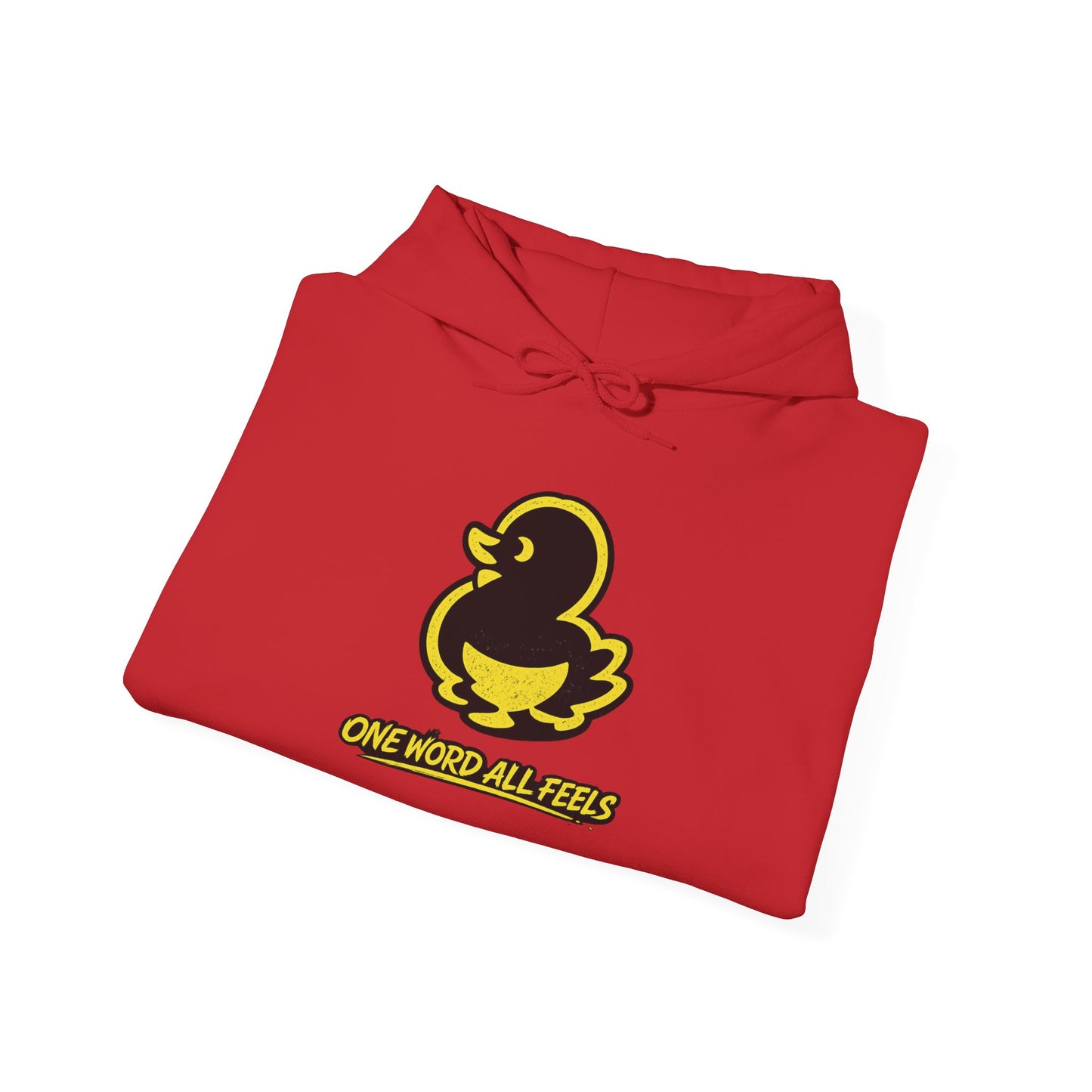 Duck Graphic Hoodie — “FAQUAK!” One Word All Feels Streetwear Hoodie