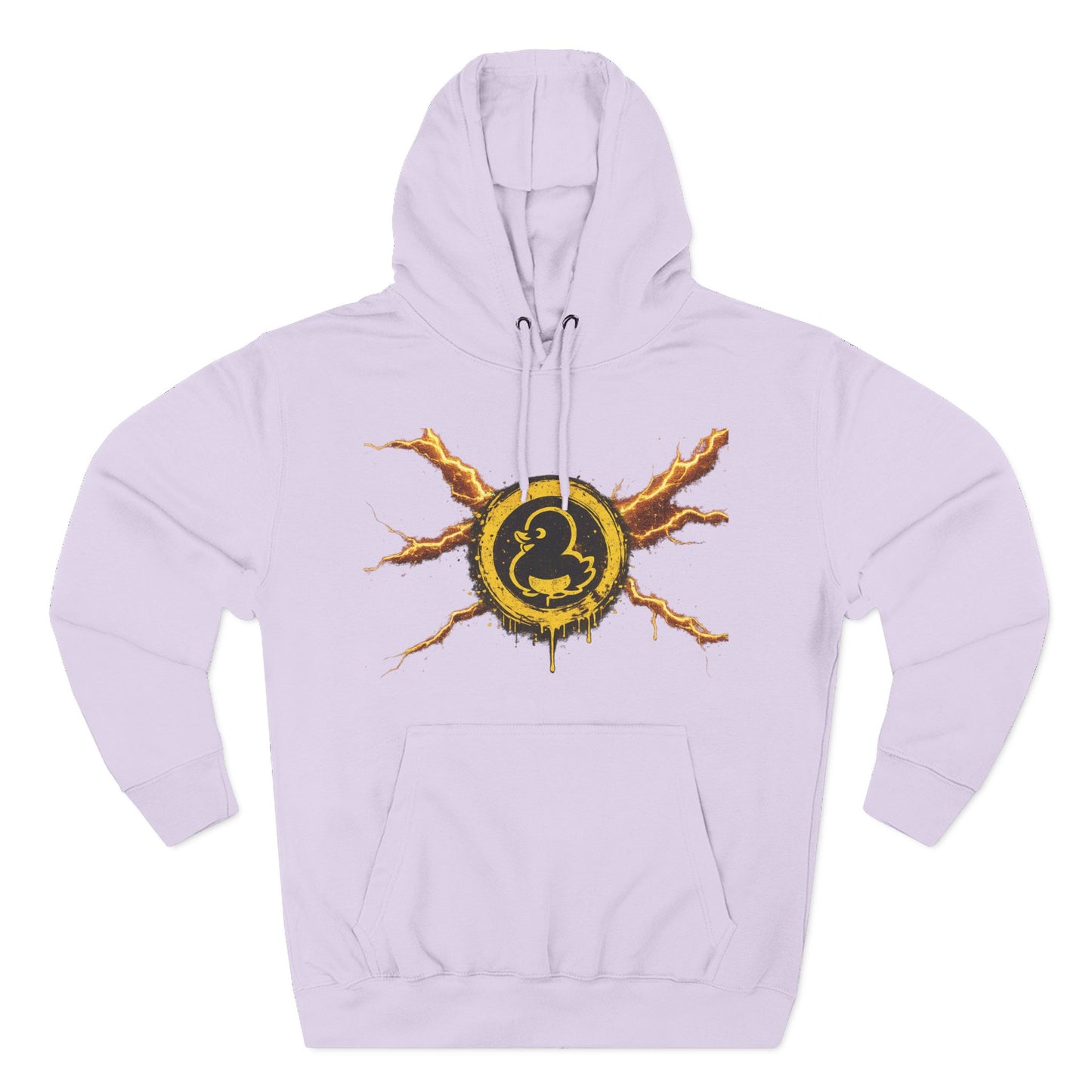 Three-Panel Fleece Hoodie