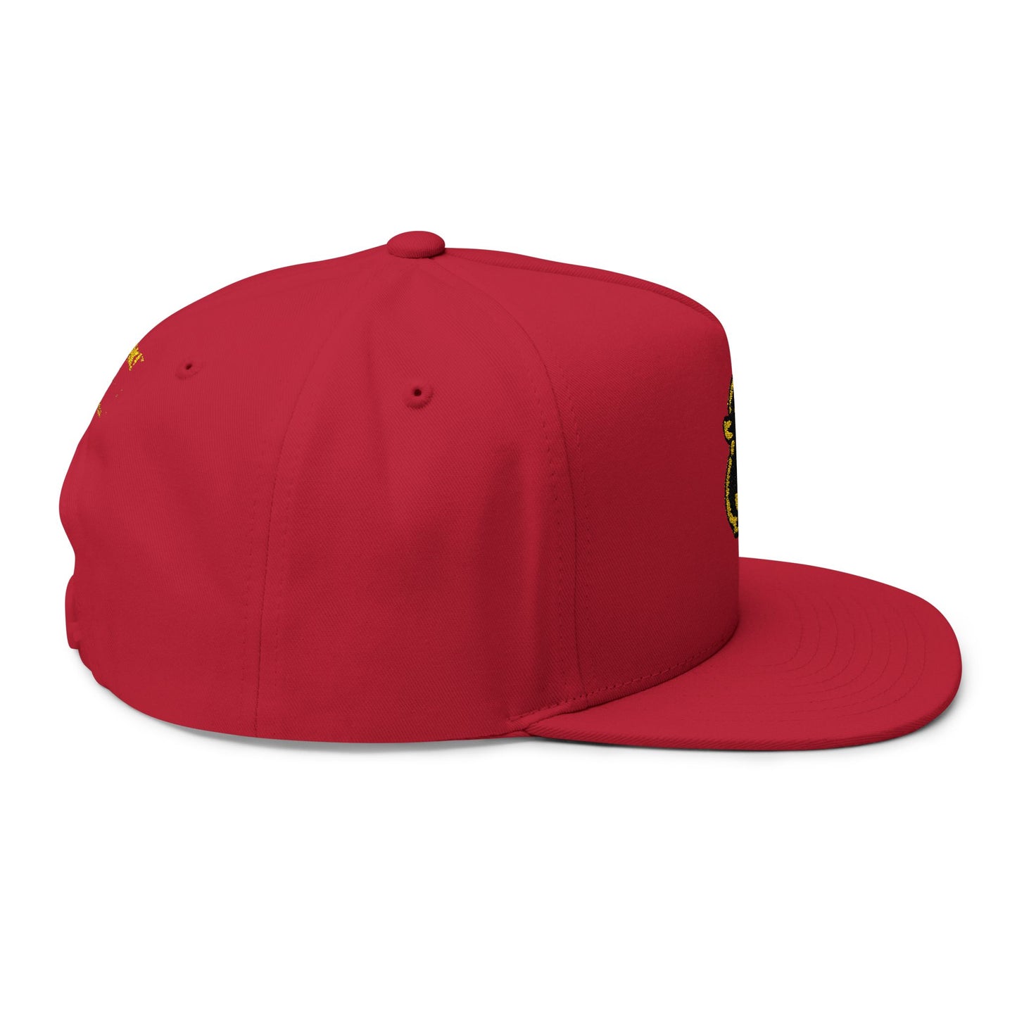 FAQUAK! Patch Flat Bill Cap — Embroidered Rubber Ducky Snapback