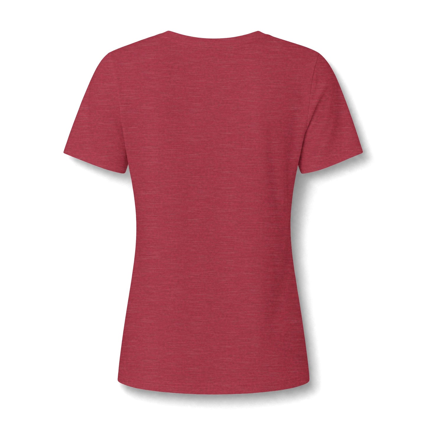 Faquak! Feeling's- Women's Relaxed Heather CVC V-Neck Tee