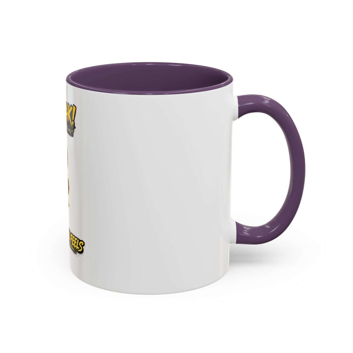 Faquak! Duck Graphic Coffee Mug — Funny One Word All Feels Accent Mug