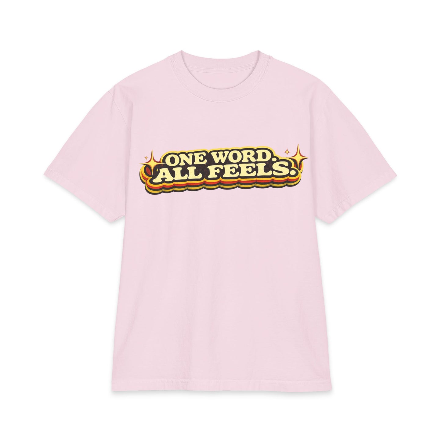One Word, All Feels T‑Shirt – Retro Script 'FAQUAK!' Graphic Tee