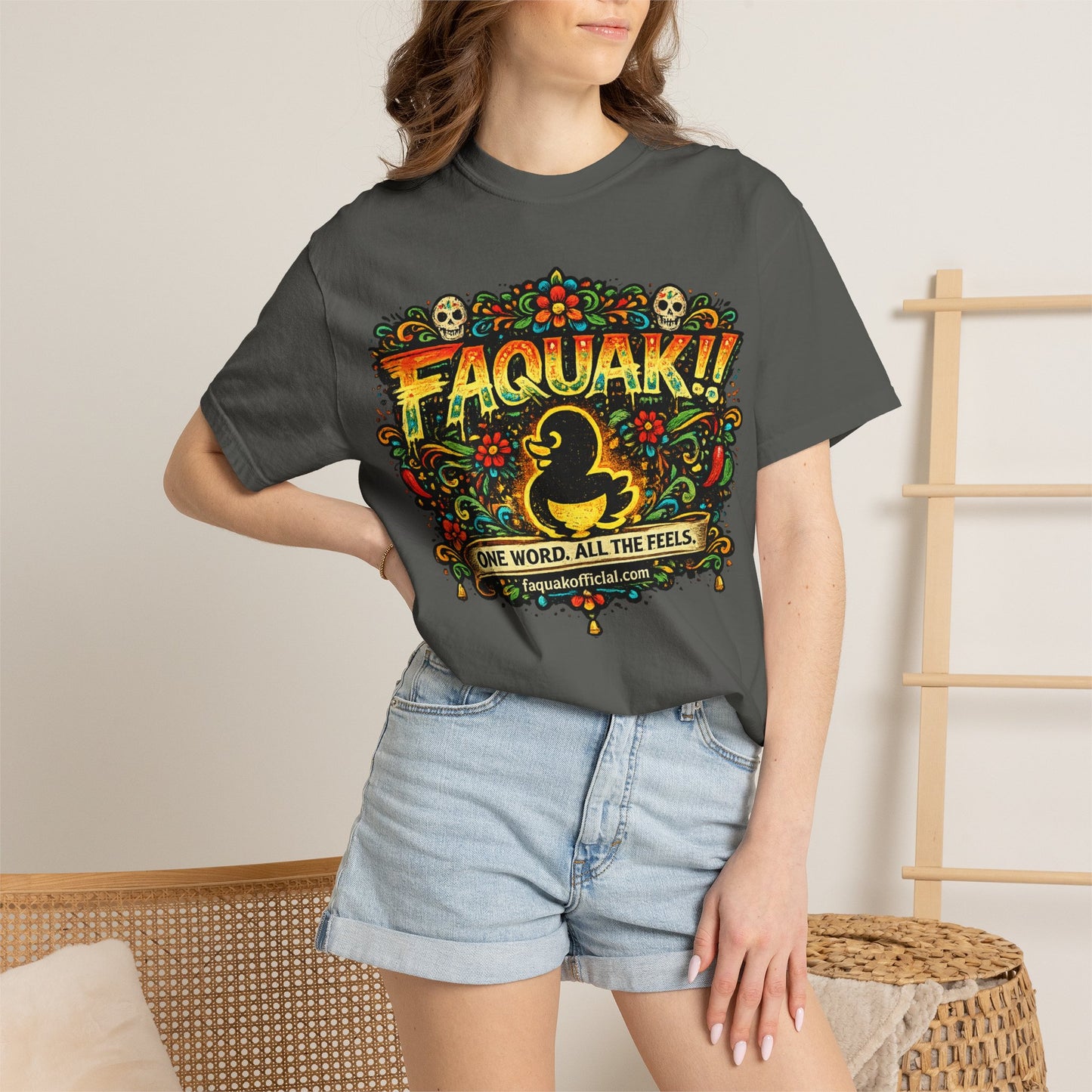 FAQUAK!! Duck Graphic T-Shirt — One Word, All The Feels