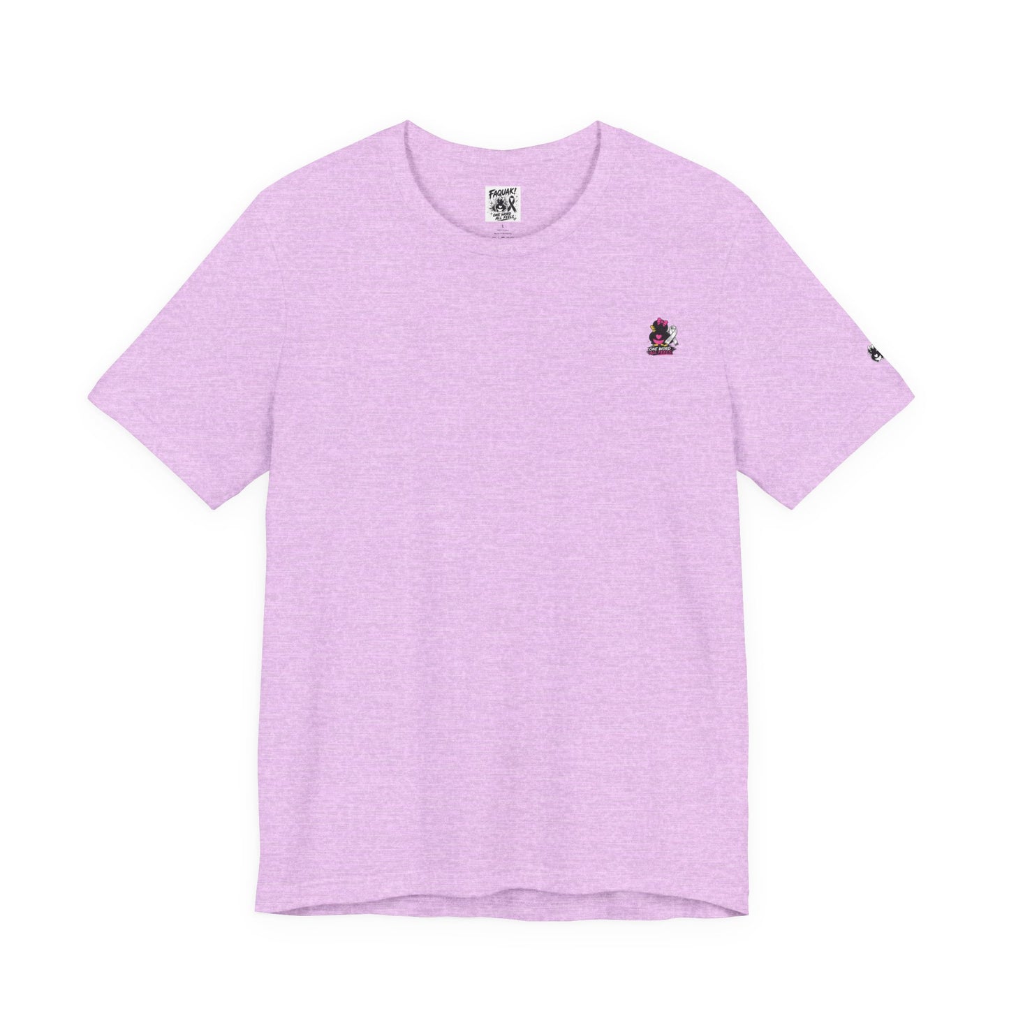 Faquak Cancer Awareness Tee — “Faquak! Cancer” Ribbon Support Shirt