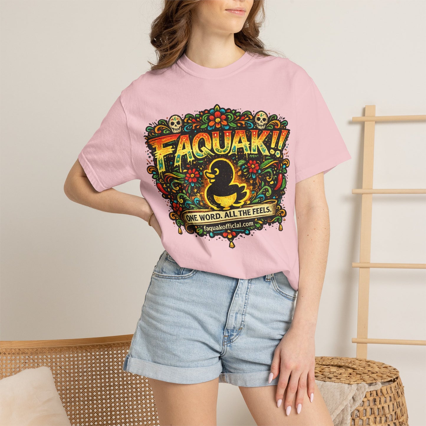 FAQUAK!! Duck Graphic T-Shirt — One Word, All The Feels