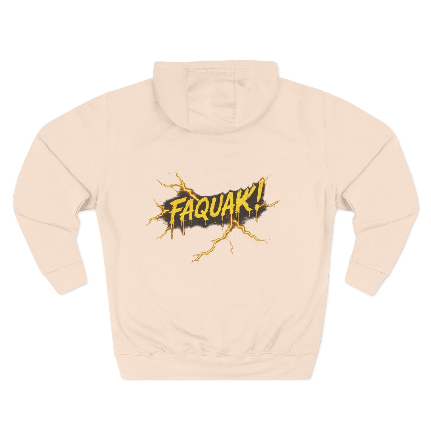 Three-Panel Fleece Hoodie