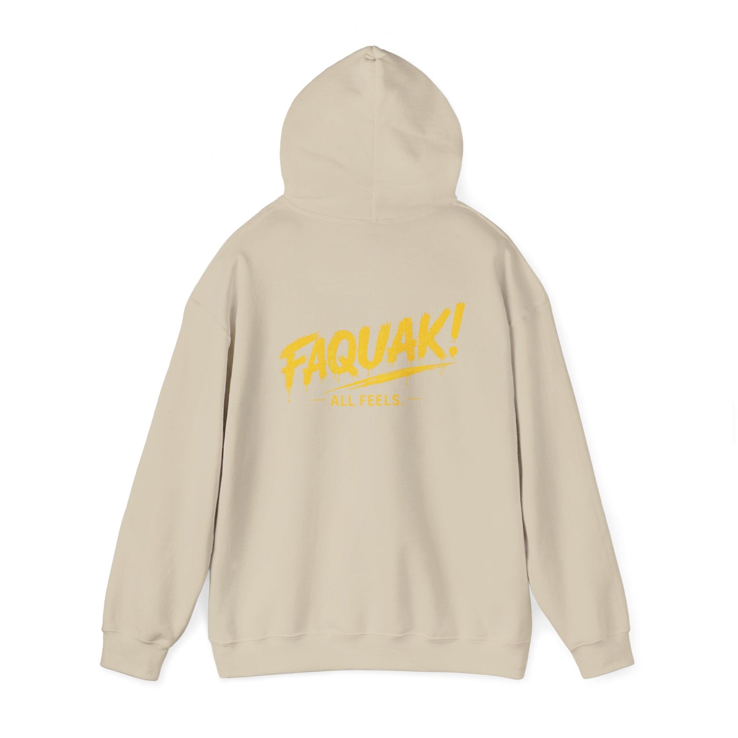 Faquak! Duck Logo Hoodie – Funny Retro Mascot Graphic Sweatshirt
