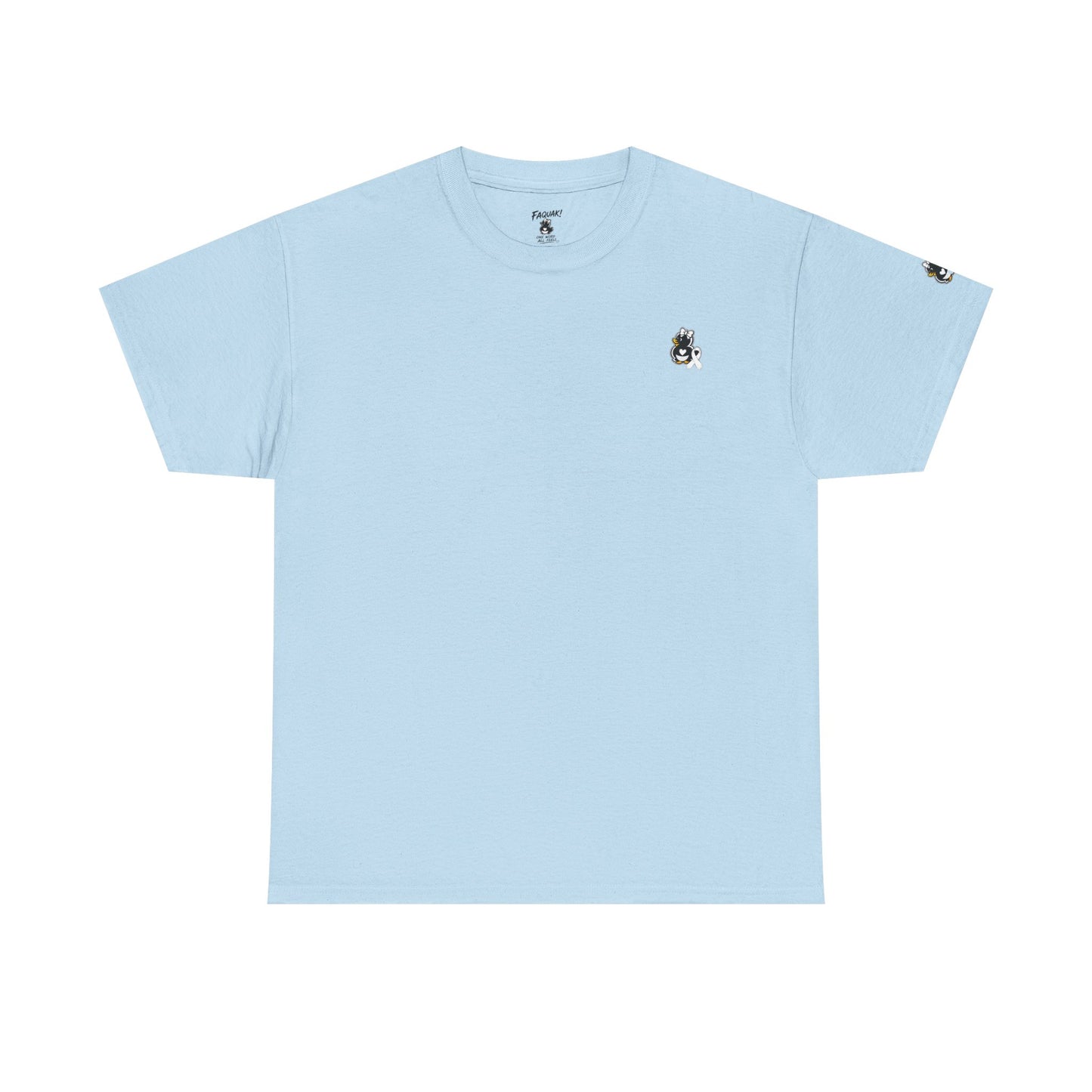 Heavy Cotton Tee.  Lung Cancer Awareness.