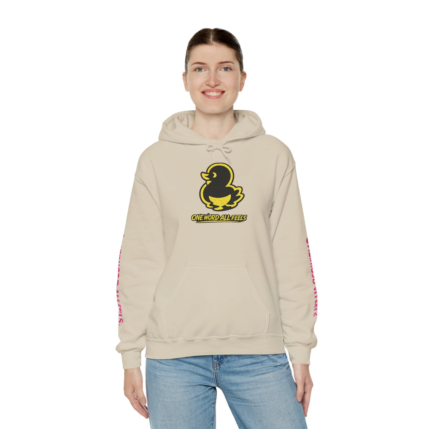 Duck Graphic Hoodie — “FAQUAK!” One Word All Feels Streetwear Hoodie