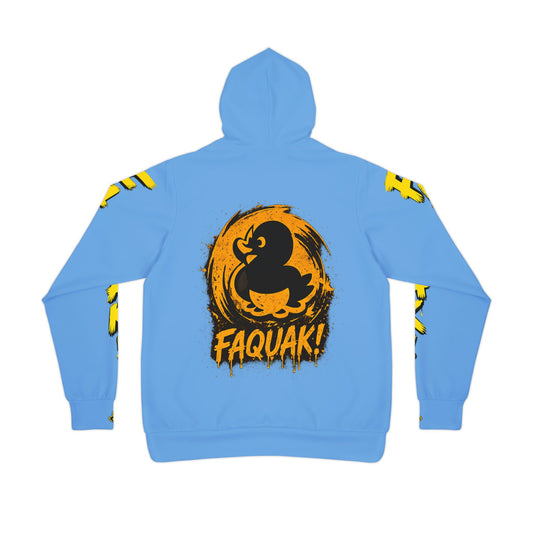 Faquak! Athletic Hoodie — FAQUAK! Rubber Duck Graphic Pullover (Alt)