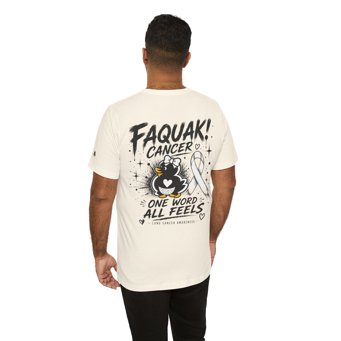 Faquak Cancer Awareness Tee — “Faquak! Cancer” Ribbon Support Shirt