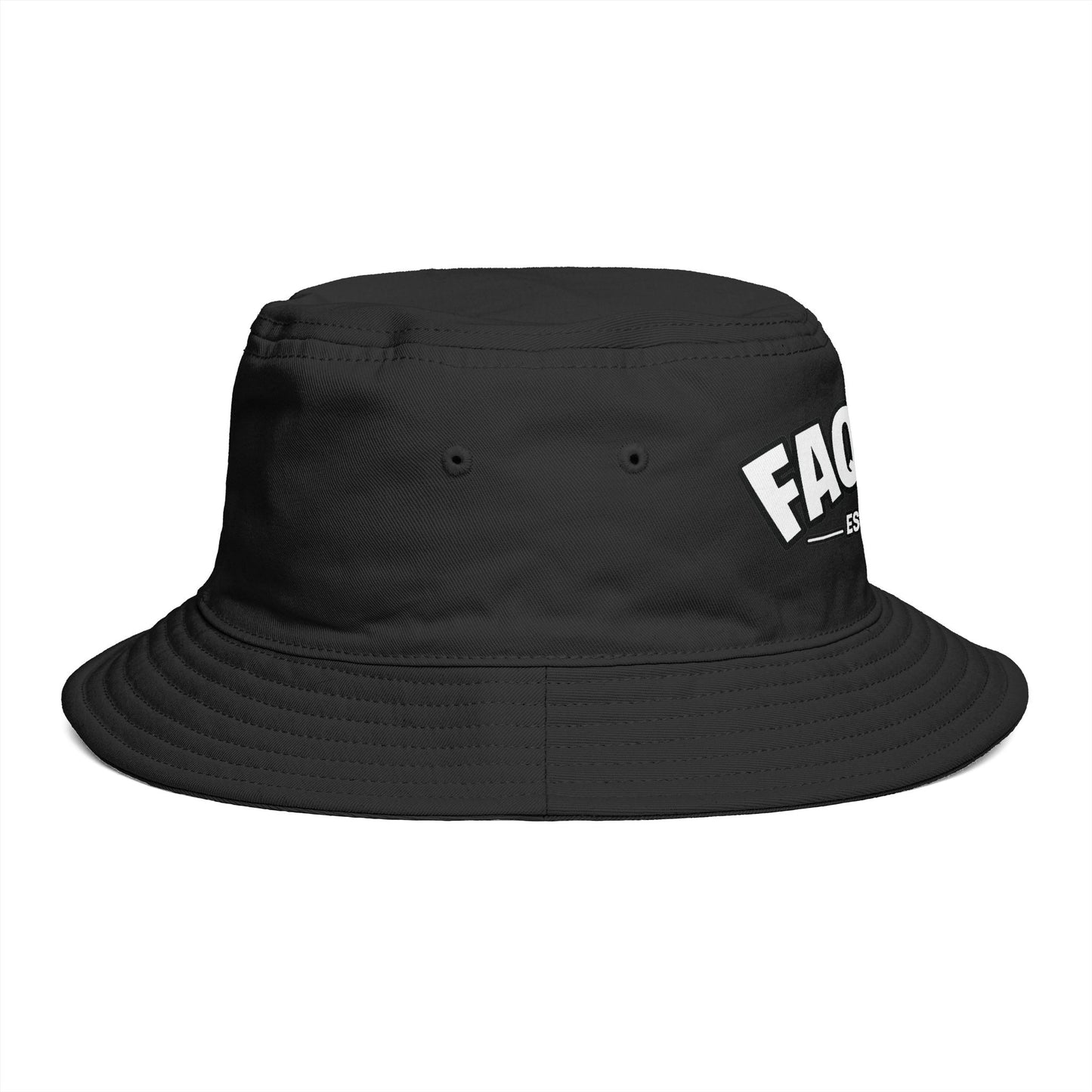 Bucket Hat — 'FAQUAK! Est. 2026' Embroidered Novelty Bucket Hat