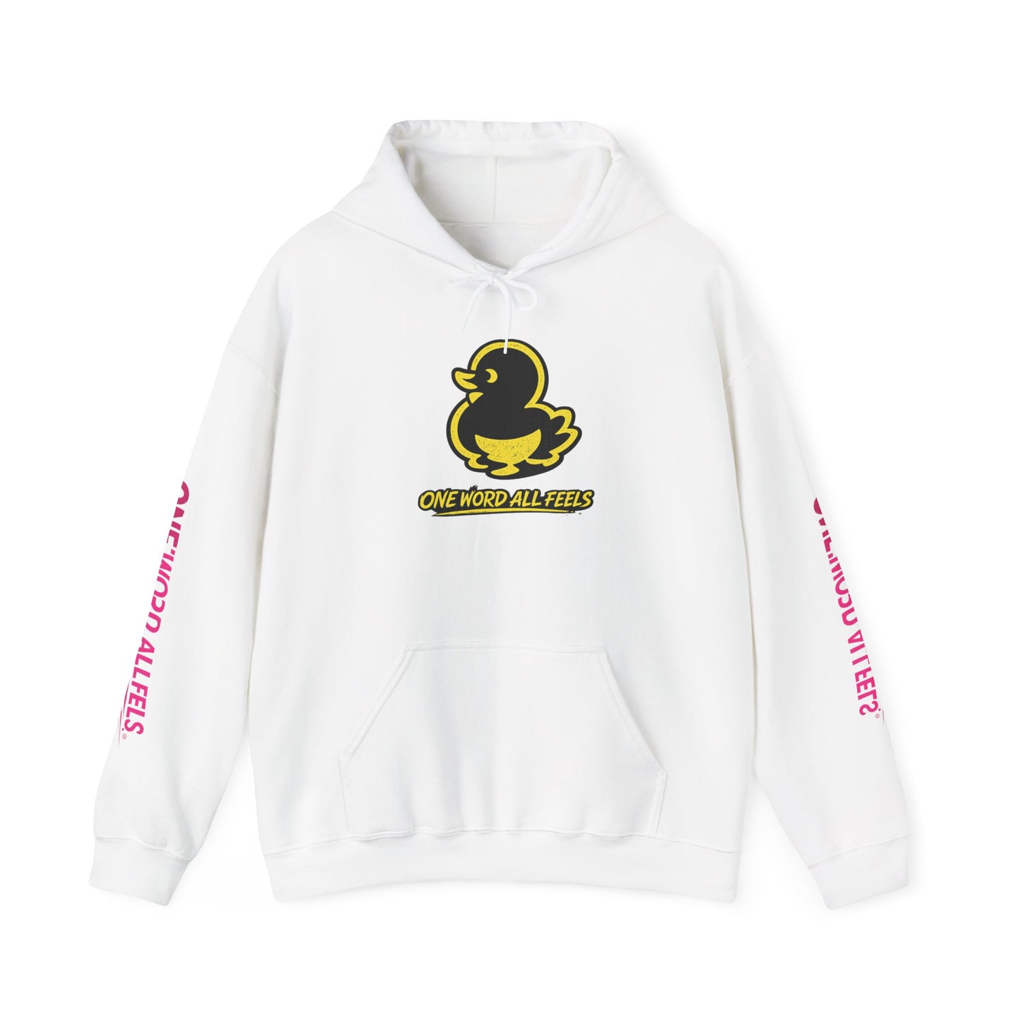 Duck Graphic Hoodie — “FAQUAK!” One Word All Feels Streetwear Hoodie