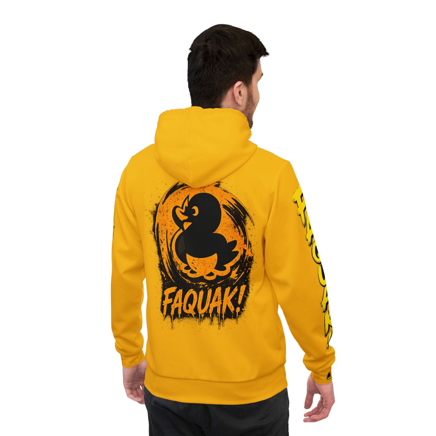 Faquak! Athletic Hoodie — FAQUAK! Rubber Duck Graphic Pullover