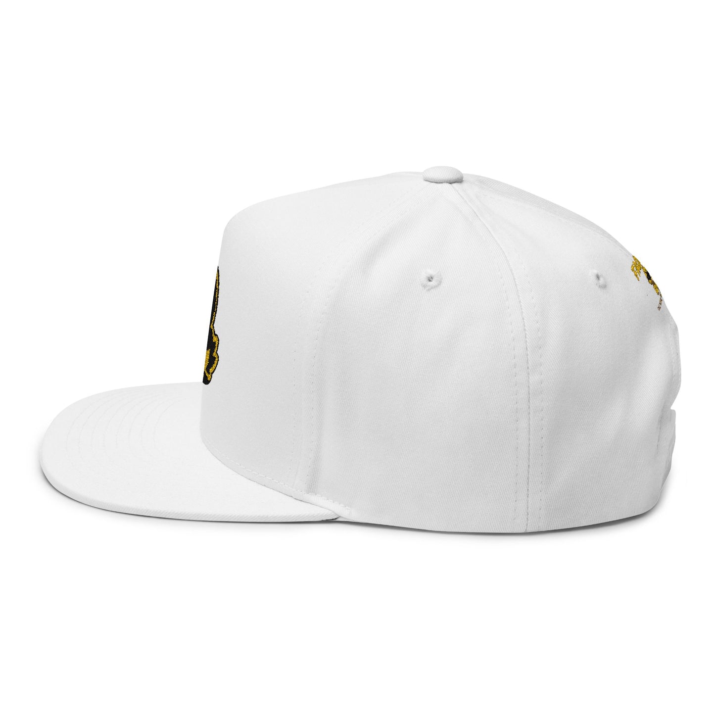 FAQUAK! Patch Flat Bill Cap — Embroidered Rubber Ducky Snapback