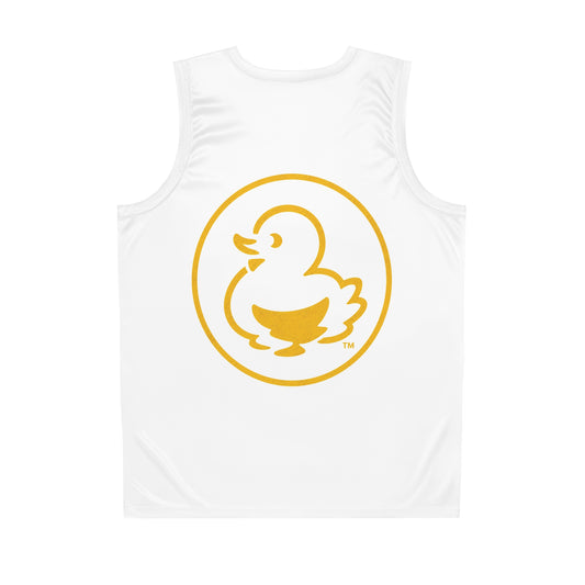 Faquak! Basketball Jersey — 'All Feels' Duck Logo Athletic Tank
