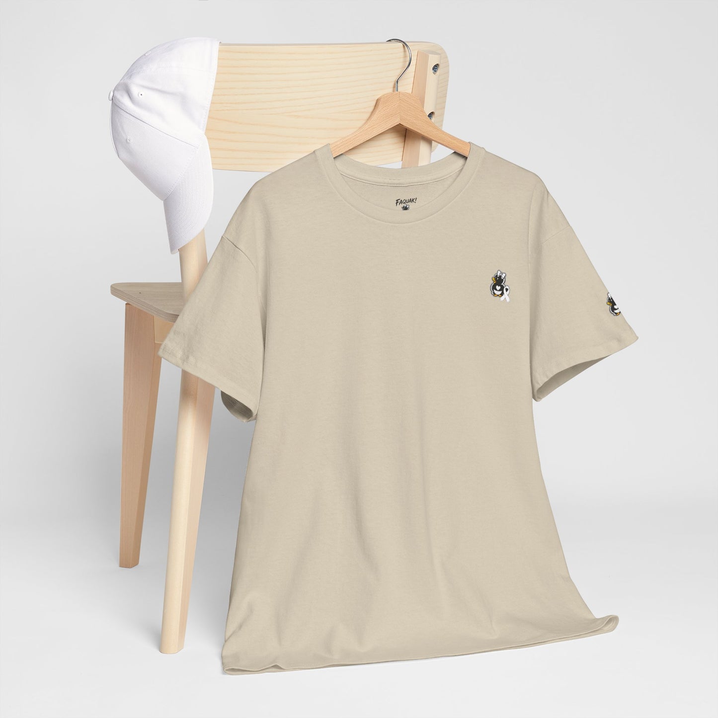 Heavy Cotton Tee.  Lung Cancer Awareness.