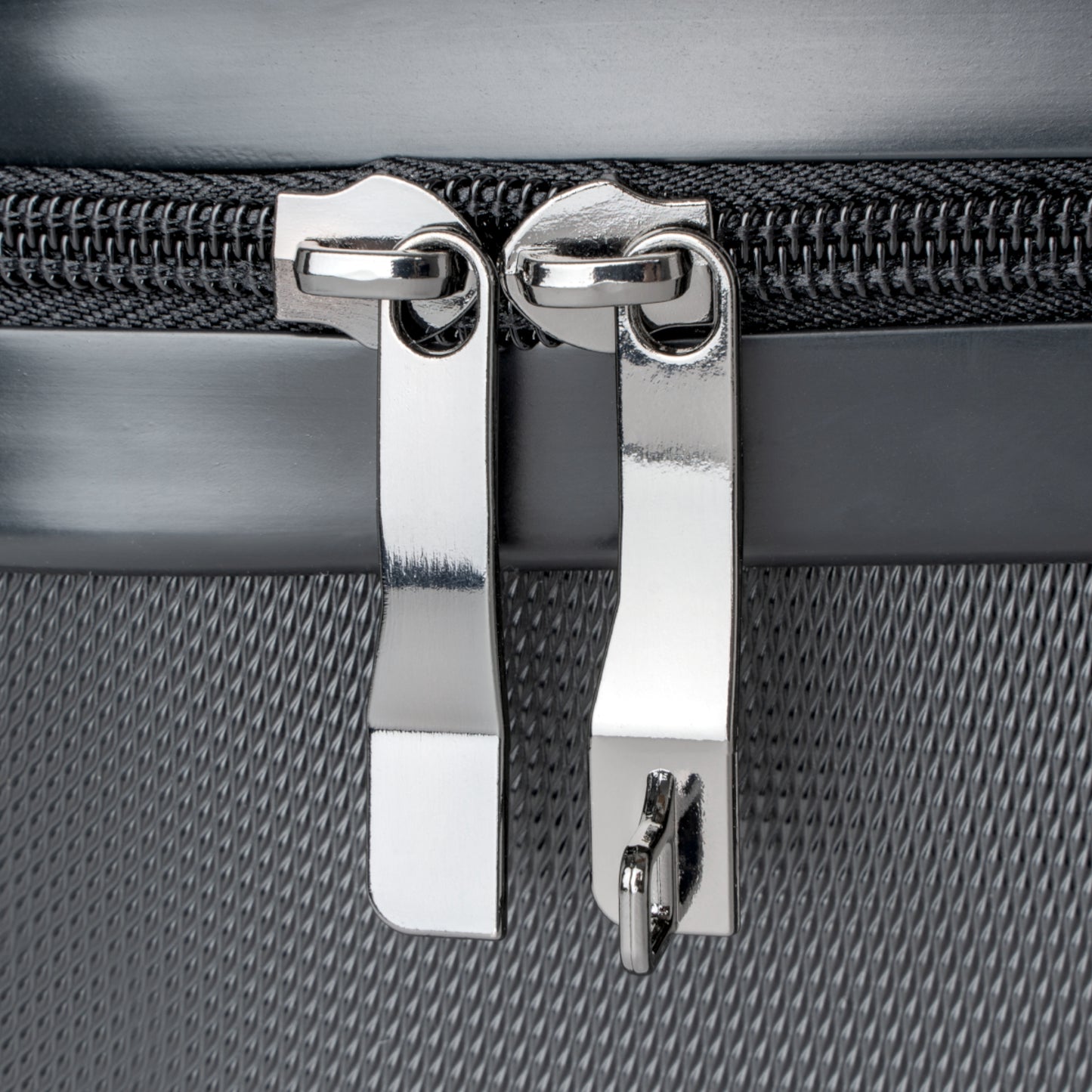 Suitcase — Black Rubber Duck Heart Print Carry-On Luggage
