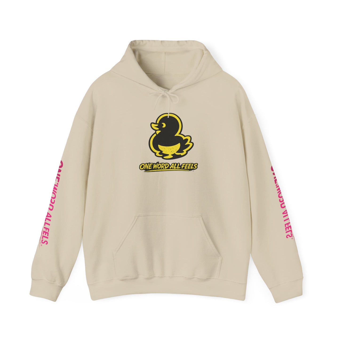 Duck Graphic Hoodie — “FAQUAK!” One Word All Feels Streetwear Hoodie
