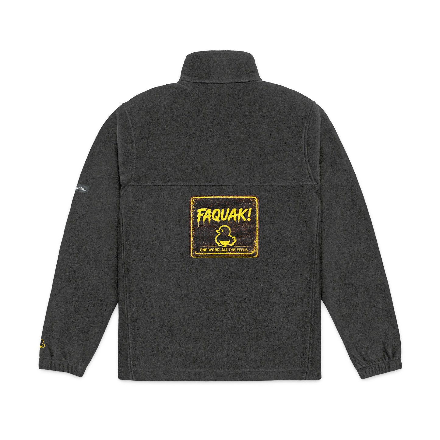 Embroidered Fleece Jacket — Truqaki Logo Outdoor Zip-Up