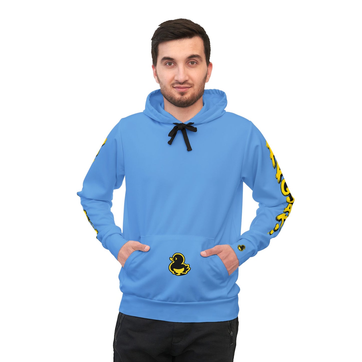 Faquak! Athletic Hoodie — FAQUAK! Rubber Duck Graphic Pullover