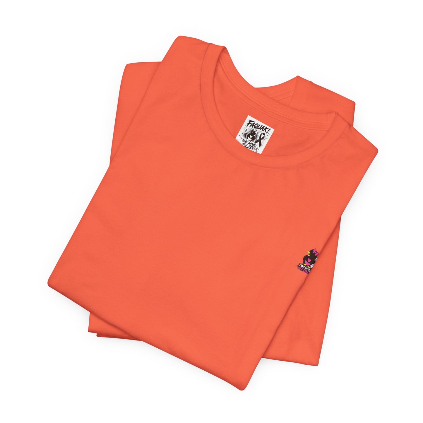 Faquak Cancer Awareness Tee — “Faquak! Cancer” Ribbon Support Shirt