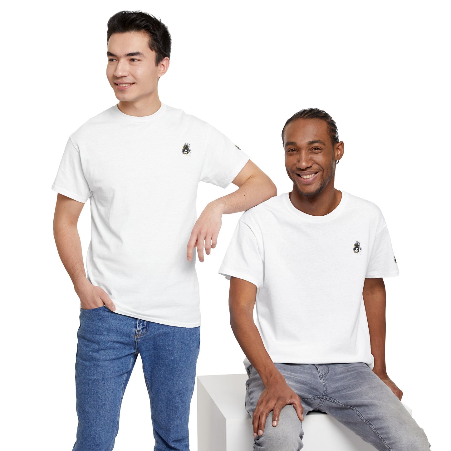 Heavy Cotton Tee.  Lung Cancer Awareness.