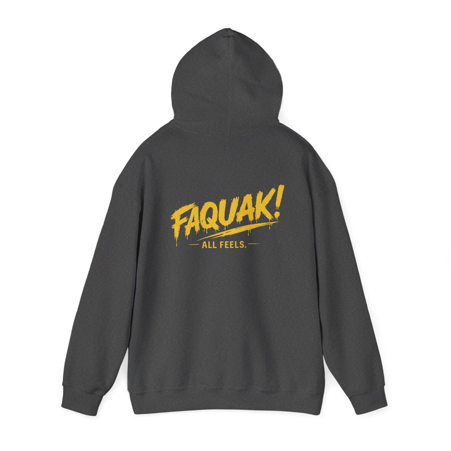 Faquak! Duck Logo Hoodie – Funny Retro Mascot Graphic Sweatshirt