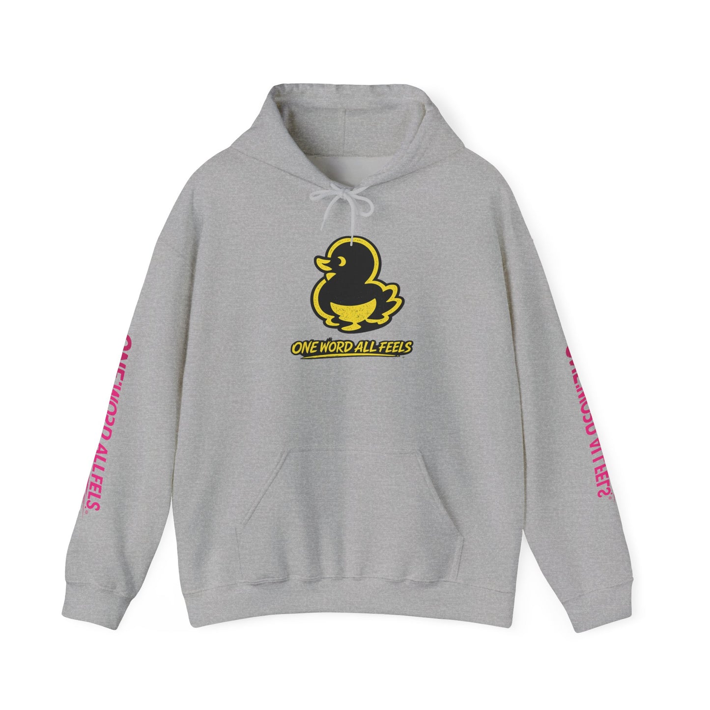 Duck Graphic Hoodie — “FAQUAK!” One Word All Feels Streetwear Hoodie