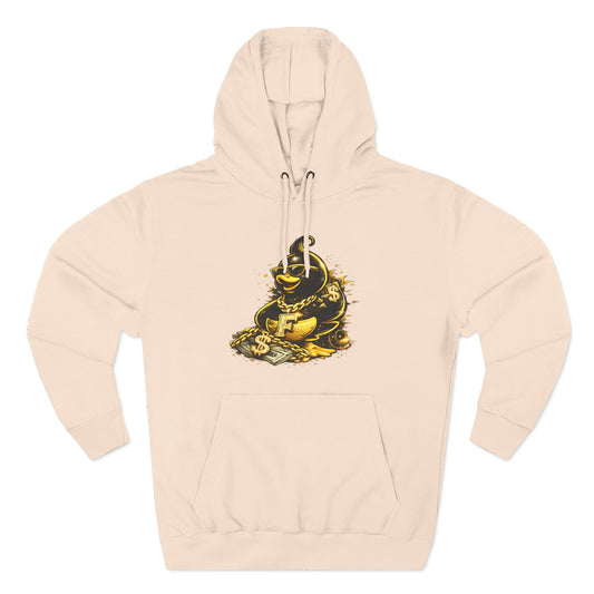 Three-Panel Fleece Hoodie