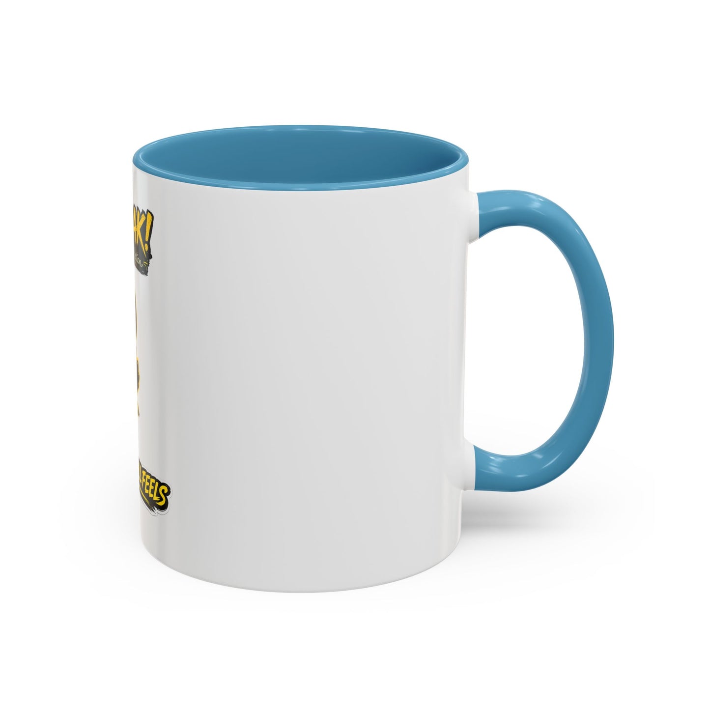 Faquak! Duck Graphic Coffee Mug — Funny One Word All Feels Accent Mug