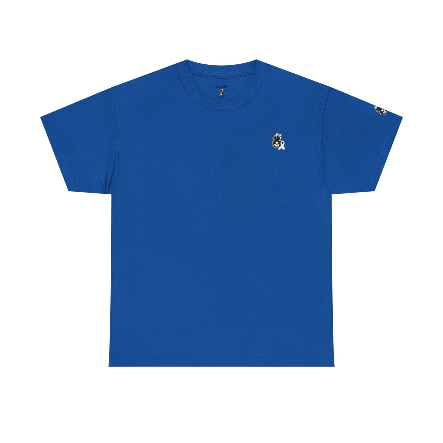 Heavy Cotton Tee.  Lung Cancer Awareness.