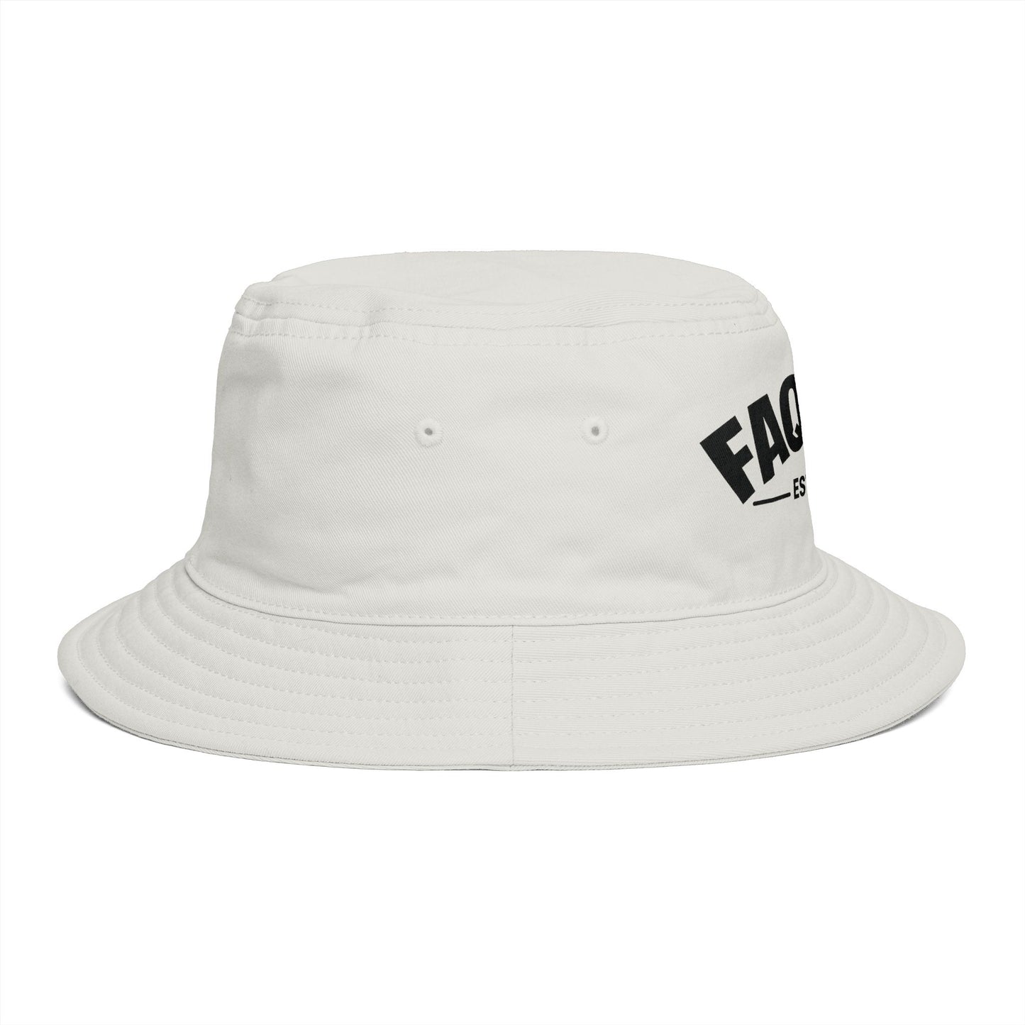 Bucket Hat — 'FAQUAK! Est. 2026' Embroidered Novelty Bucket Hat