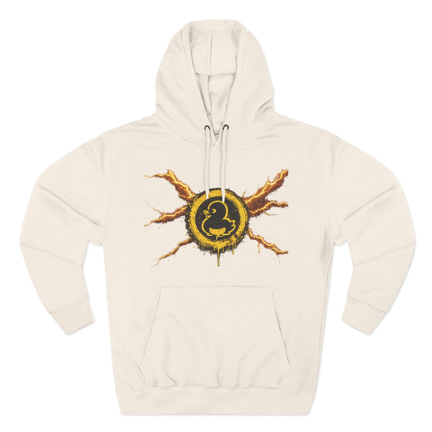Three-Panel Fleece Hoodie