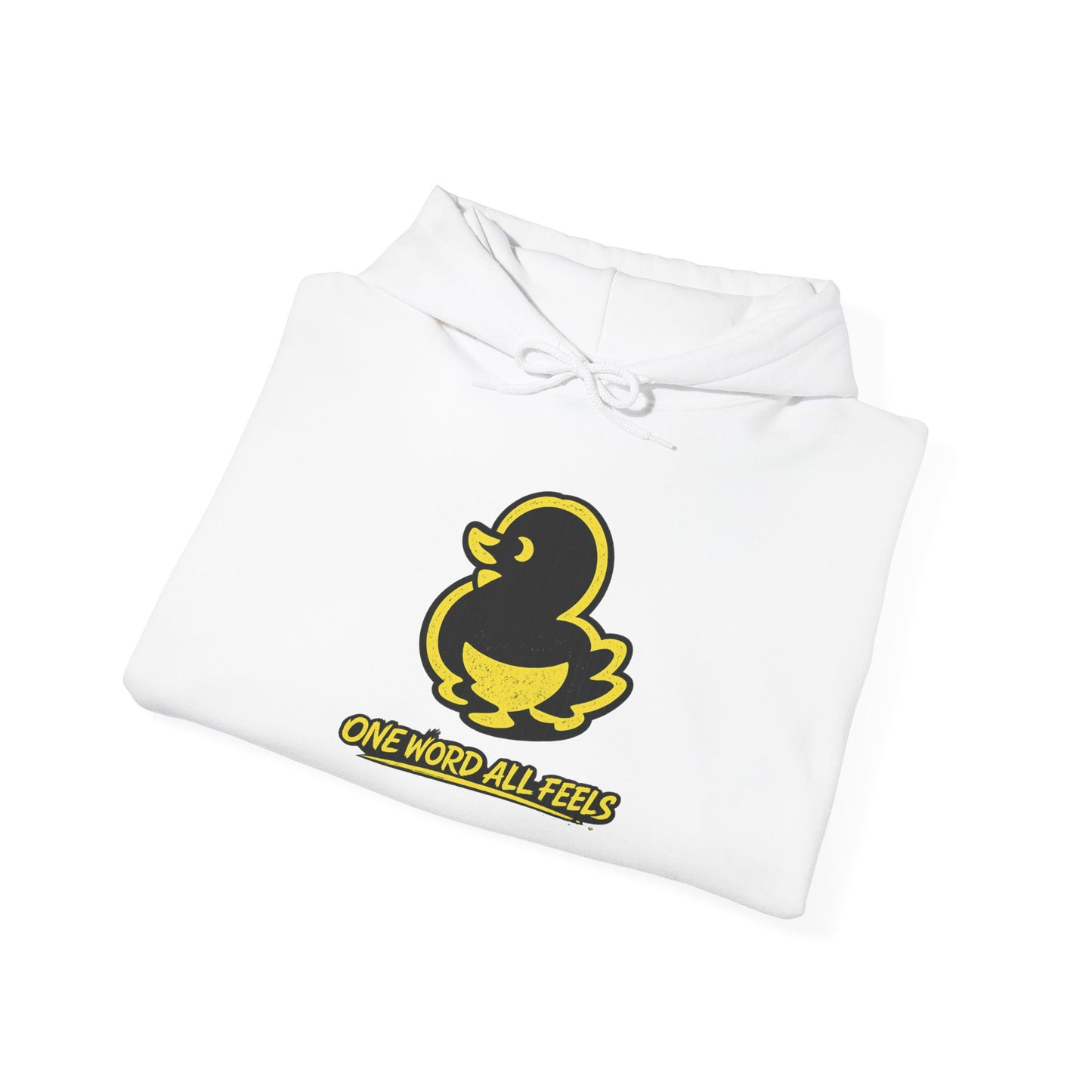 Duck Graphic Hoodie — “FAQUAK!” One Word All Feels Streetwear Hoodie