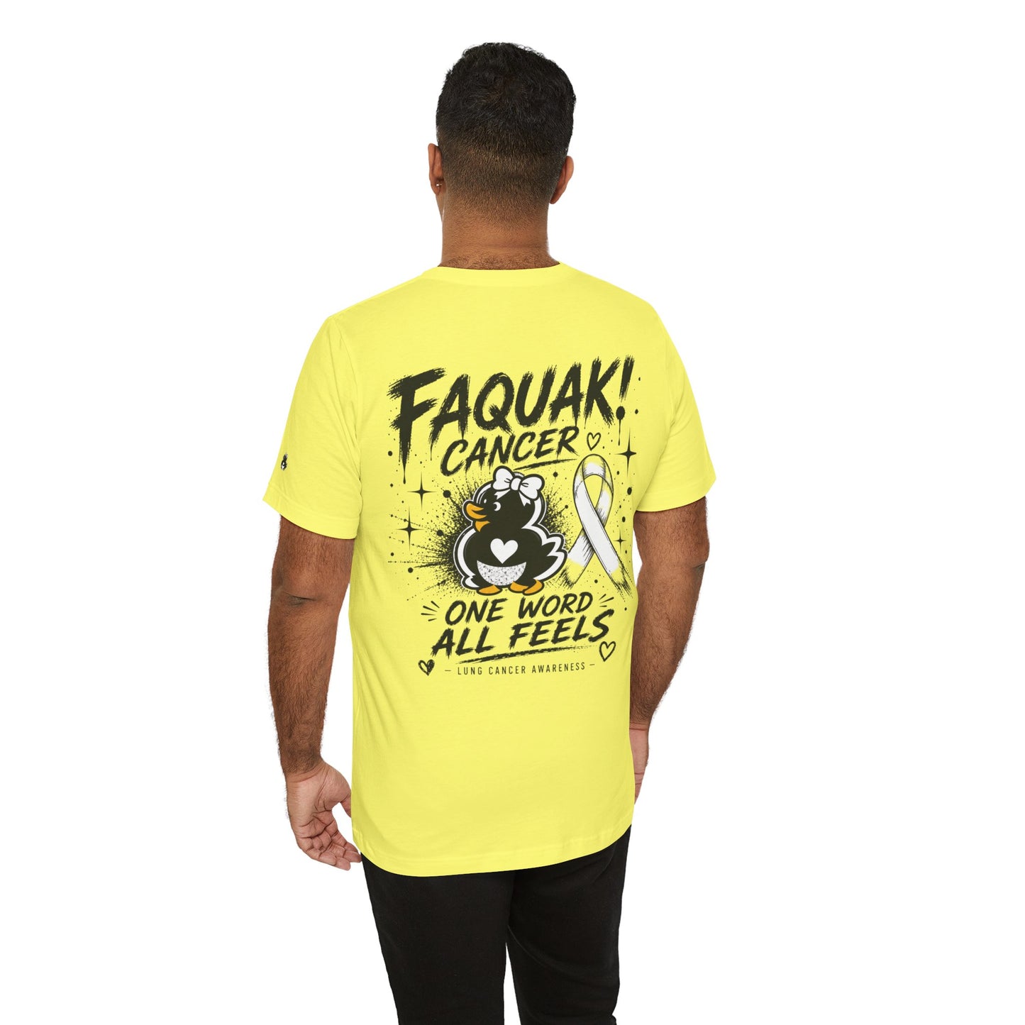 Faquak Cancer Awareness Tee — “Faquak! Cancer” Ribbon Support Shirt