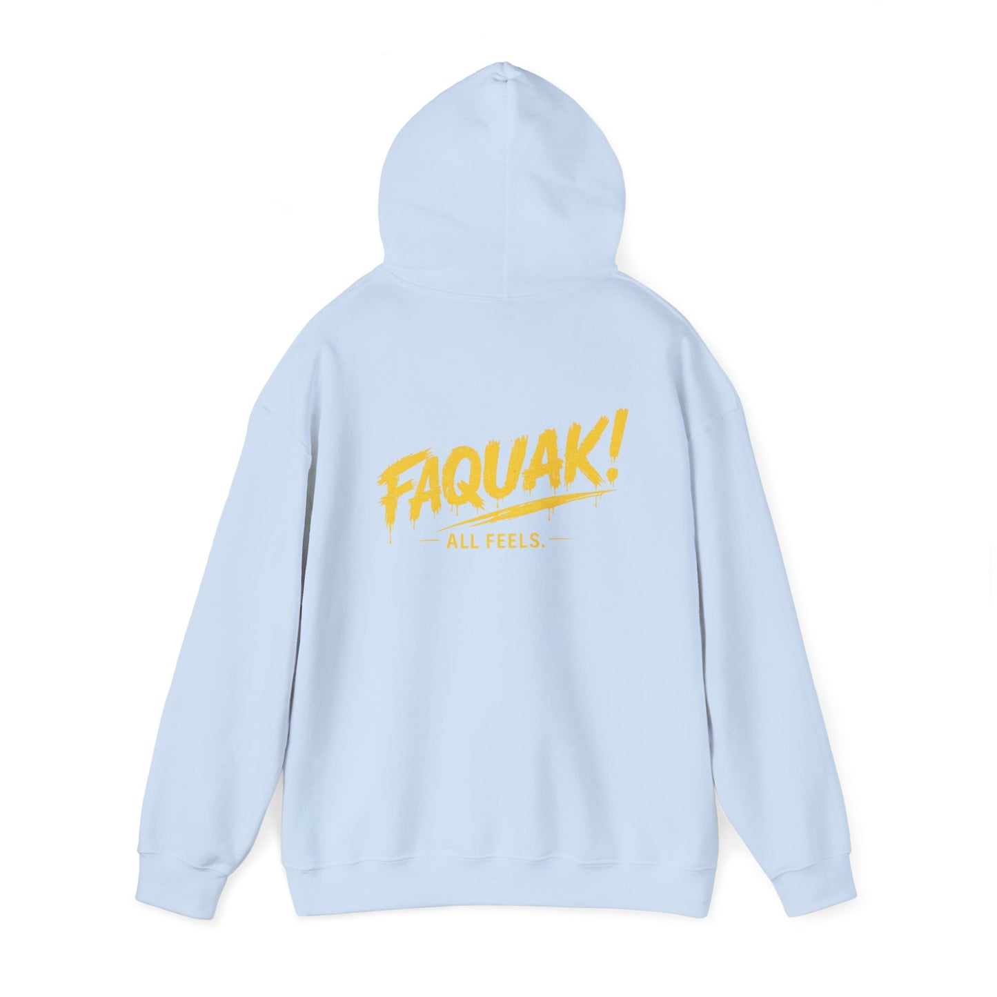 Faquak! Duck Logo Hoodie – Funny Retro Mascot Graphic Sweatshirt