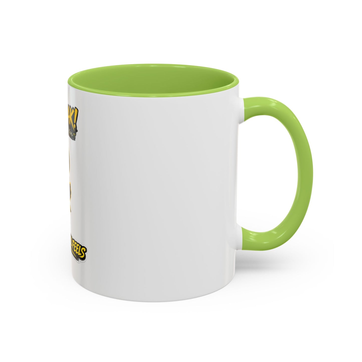 Faquak! Duck Graphic Coffee Mug — Funny One Word All Feels Accent Mug