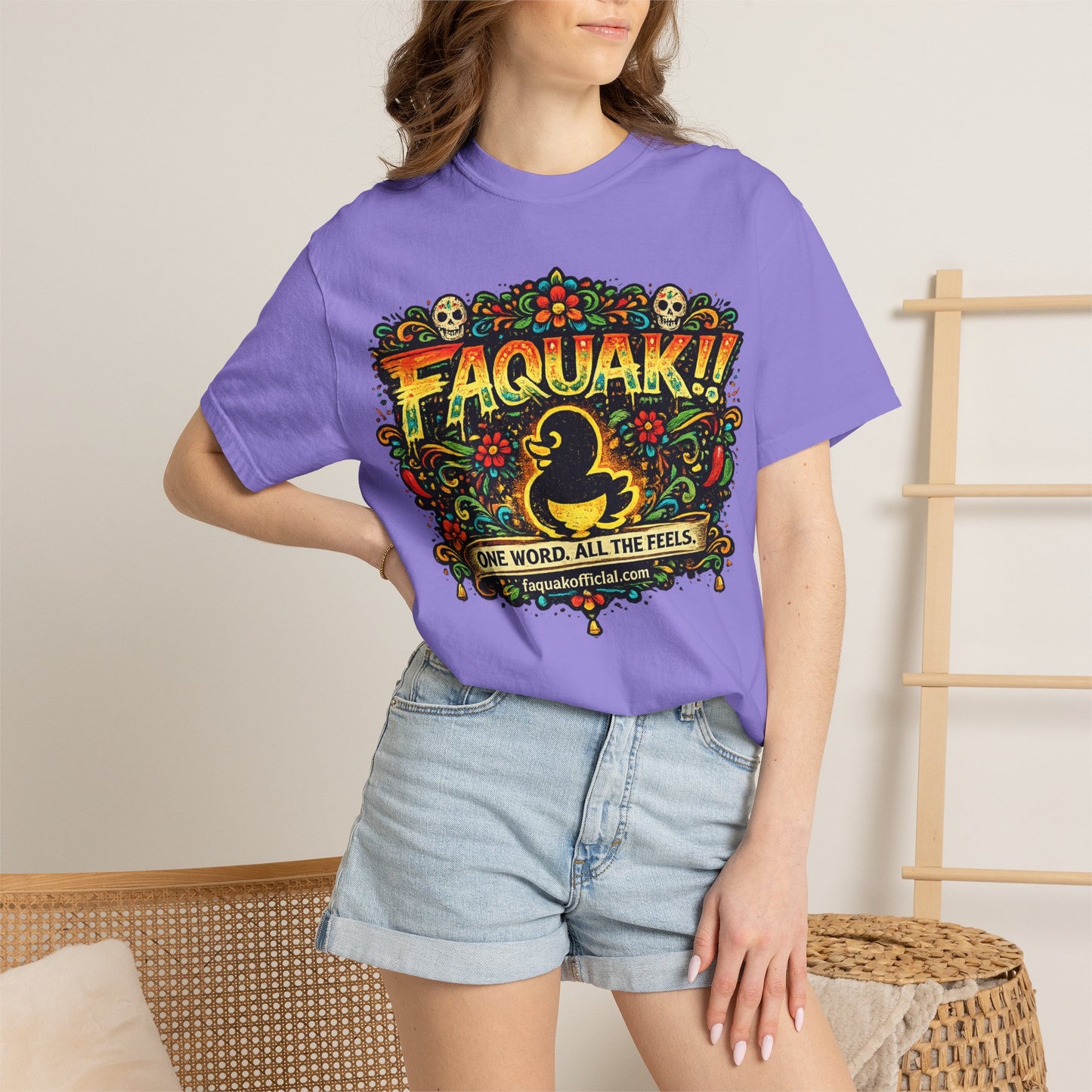 FAQUAK!! Duck Graphic T-Shirt — One Word, All The Feels
