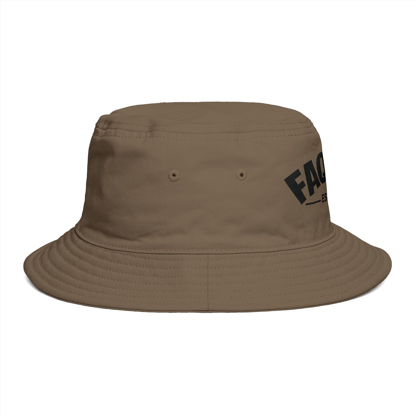 Bucket Hat — 'FAQUAK! Est. 2026' Embroidered Novelty Bucket Hat