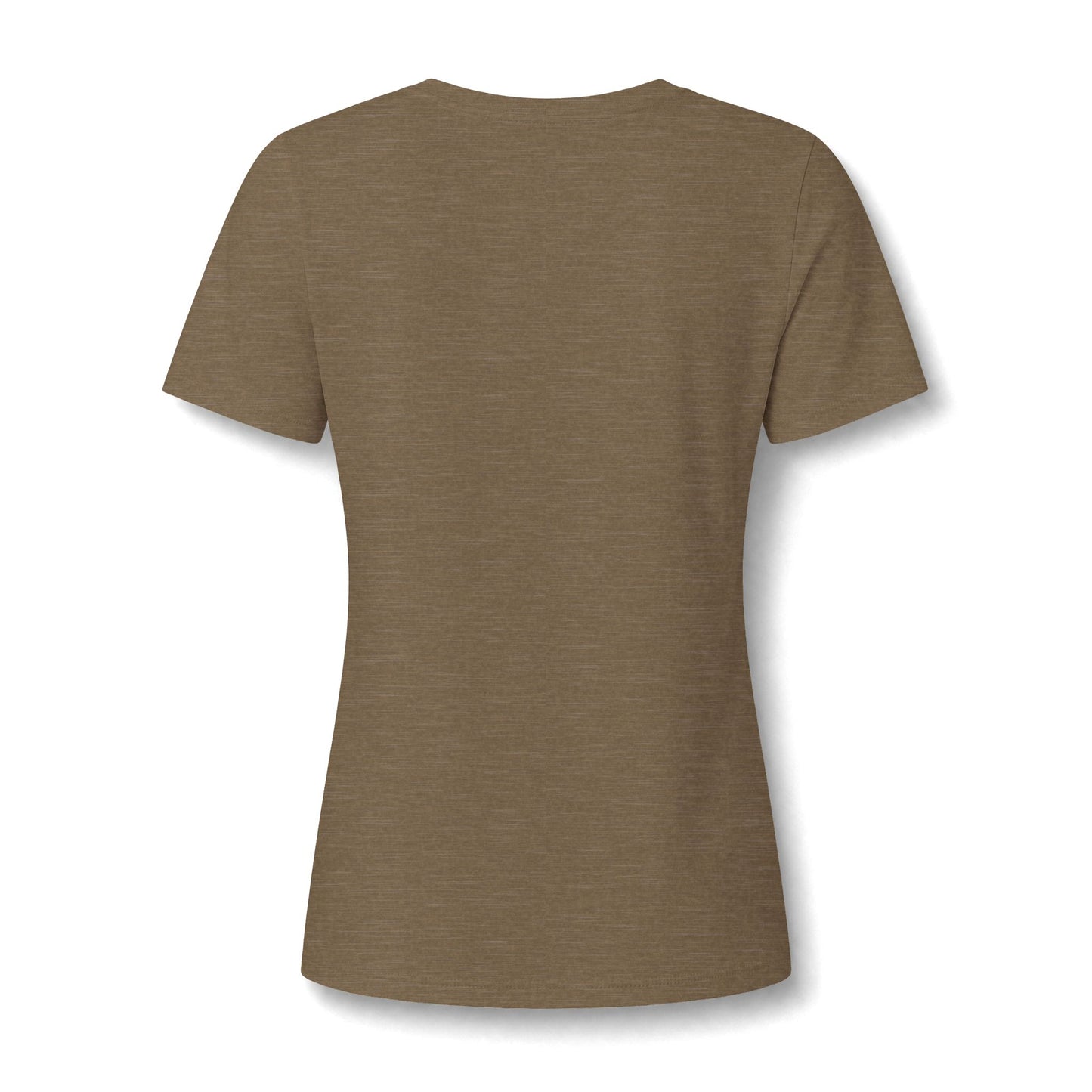 Faquak! Feeling's- Women's Relaxed Heather CVC V-Neck Tee