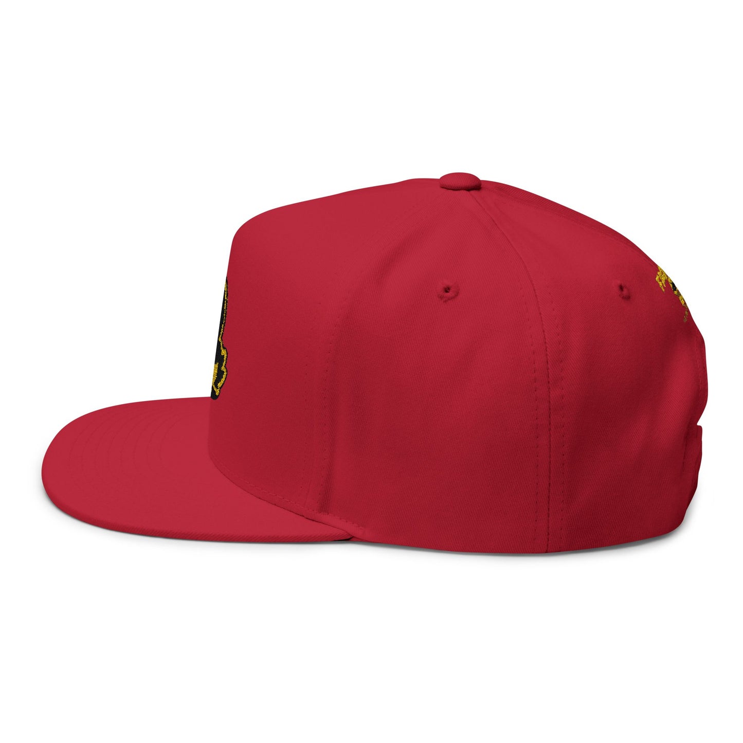 FAQUAK! Patch Flat Bill Cap — Embroidered Rubber Ducky Snapback