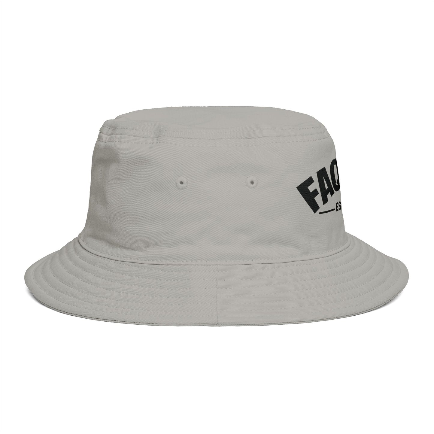 Bucket Hat — 'FAQUAK! Est. 2026' Embroidered Novelty Bucket Hat