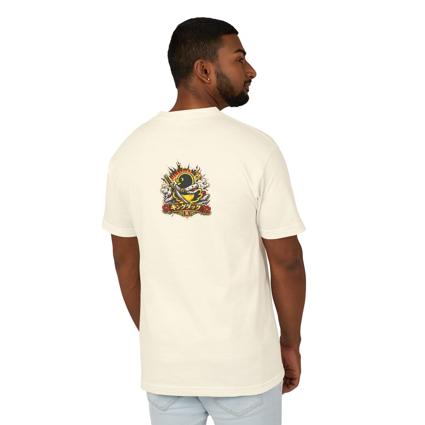 Samurai Duck Graphic Tee — "FAQUAK! You Broke All Rules" Vintage Japan-Inspired T-Shirt