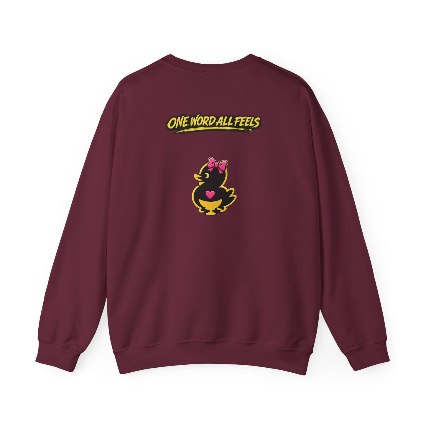 Faquak! Weekend Forecast — Crewneck Sweatshirt | Cute Skate Duck Graphic